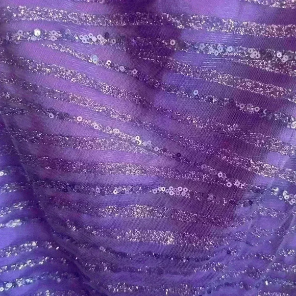 Hello Molly purple Shimmering star purple dress Homecoming nwt hoco dress - Picture 6 of 10